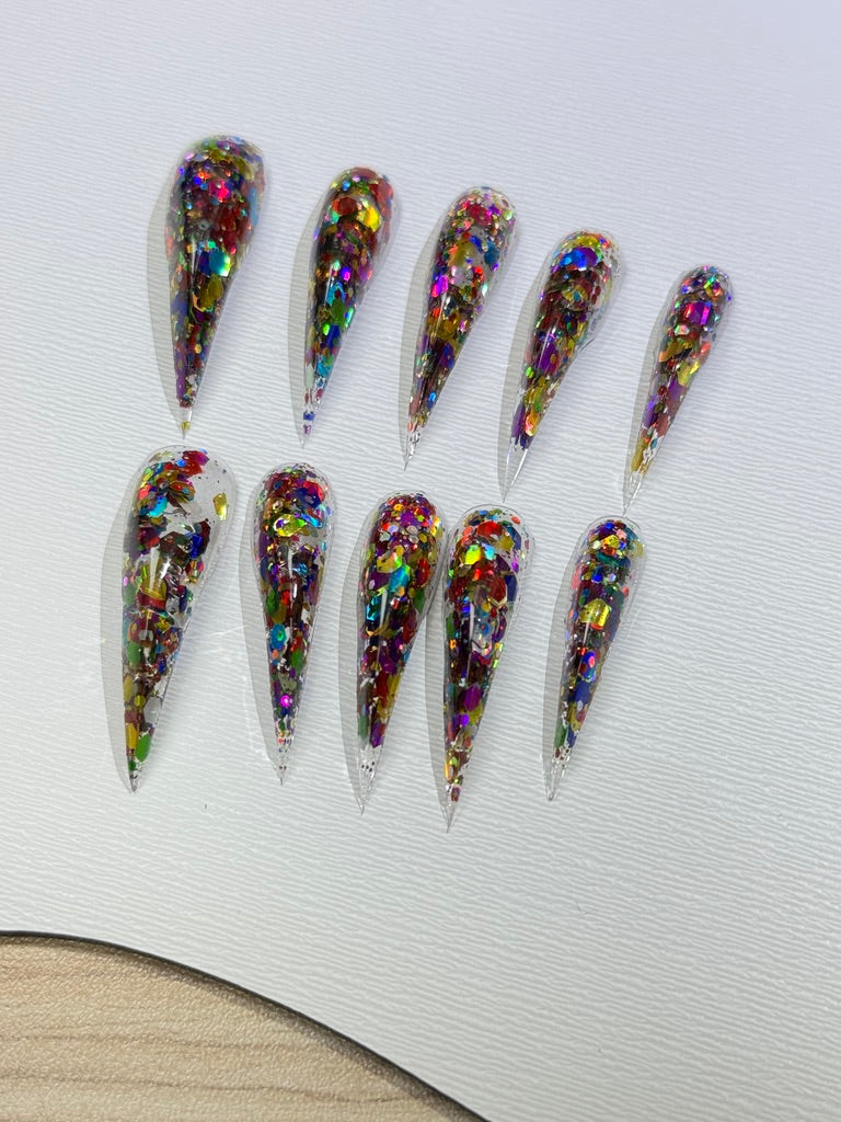 Colorful Nail-Dragon Claw Nails DD801
