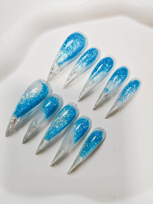 Jmnails-Dragon Claw Water nails DCW001